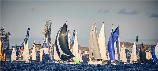 A mass start for the ARC Cruising Division on the 31st edition © James Mitchell / WCC